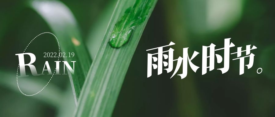 雨(yǔ)水 ▎每一滴，都(dōu)在孕育一場成長和豐收